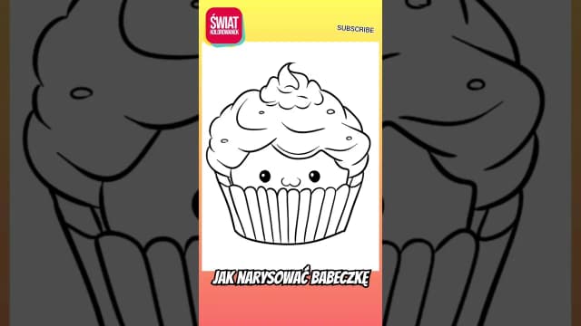 Jak narysować muffinkę – proste kroki, które ułatwią rysowanie Jak narysować muffinkę – proste kroki, które ułatwią rysowanie